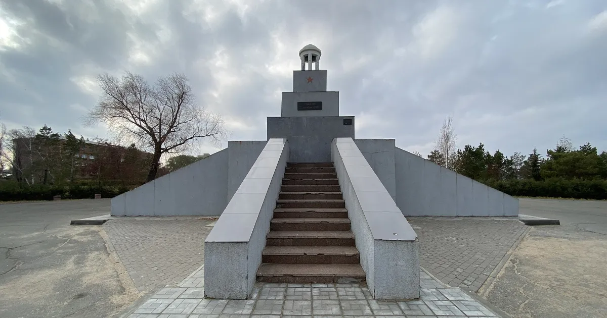 Омск — вид аэропорта